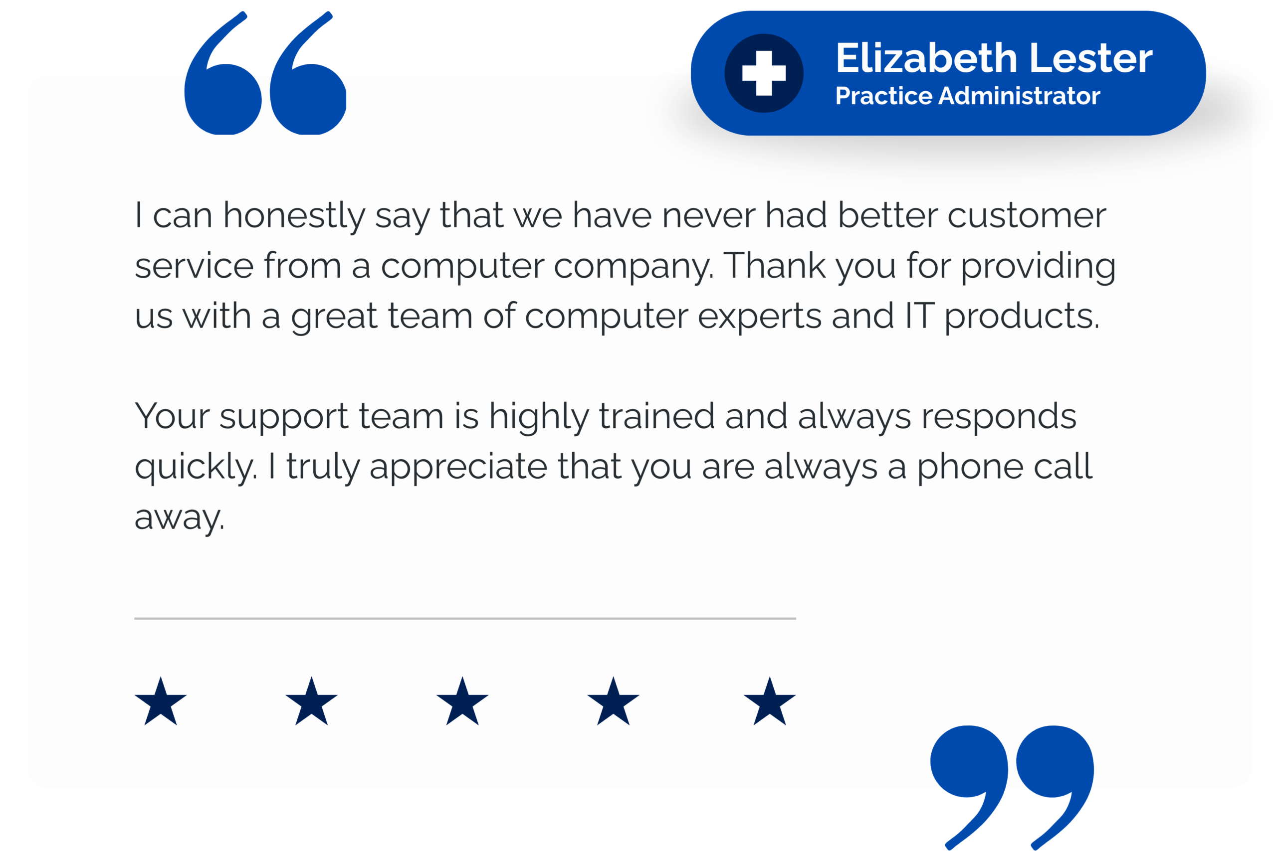 Top Rated Managed IT Company in Virginia Beach Five-star customer feedback recognizing Computer Networks Inc as a top rated managed IT services provider in Virginia Beach offering cybersecurity, cloud solutions, and business IT support.